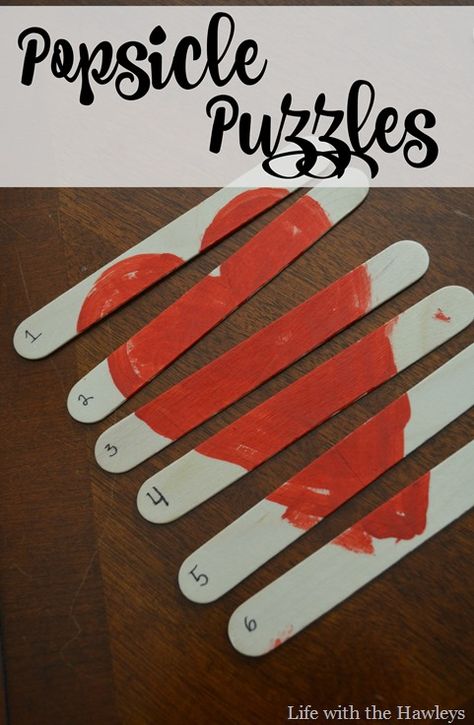 Popsicle Puzzles #DIY #toddlercrafts #toddleractivities #educationalart #art #homeschool #numbers #matching #shapes #order Popsicle Puzzle Diy, Popsicle Puzzle, Number Ordering, Art Homeschool, Matching Shapes, Puzzle Ideas, Puzzle Diy, So Creative, Holiday Activities