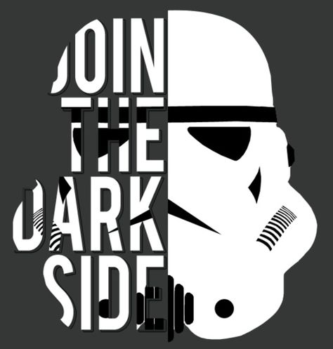 Join The Dark Side Join The Dark Side, Star Wars Love, The Force Is Strong, Life Fitness, Side Design, Geek Life, Star Wars Wallpaper, Storm Trooper, Nerd Life