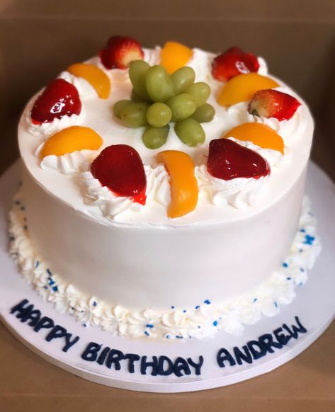 Yummy fruit cakes Mix Fruit Cake Design, Mixed Fruit Cake Design, Mixed Fruit Cake, Fruit Cake Design, Yummy Fruit, Mix Fruit, Fruit Cakes, Boy Birthday Cake, Mixed Fruit