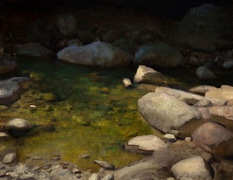 Favorite Questions, Plein Air Landscape, Shallow Water, History Painting, Great Paintings, Artist Gallery, Classical Art, Still Life Painting, How To Paint