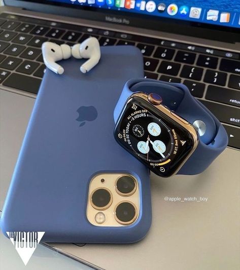 #apple #iphone #iphone11 #iphone11pro #iphone11promax #applewatch #applewatch5 #applewatch5series #applewatchseries5 #airpods #airpodspro Iphone 11 Pro Max Gold, Applewatch Fashion, Apple Watch Blue, Watch Boy, Iphone Accessories Gadgets, Apple Iphone Accessories, Airpods Apple, Free Iphone Giveaway, Get Free Iphone