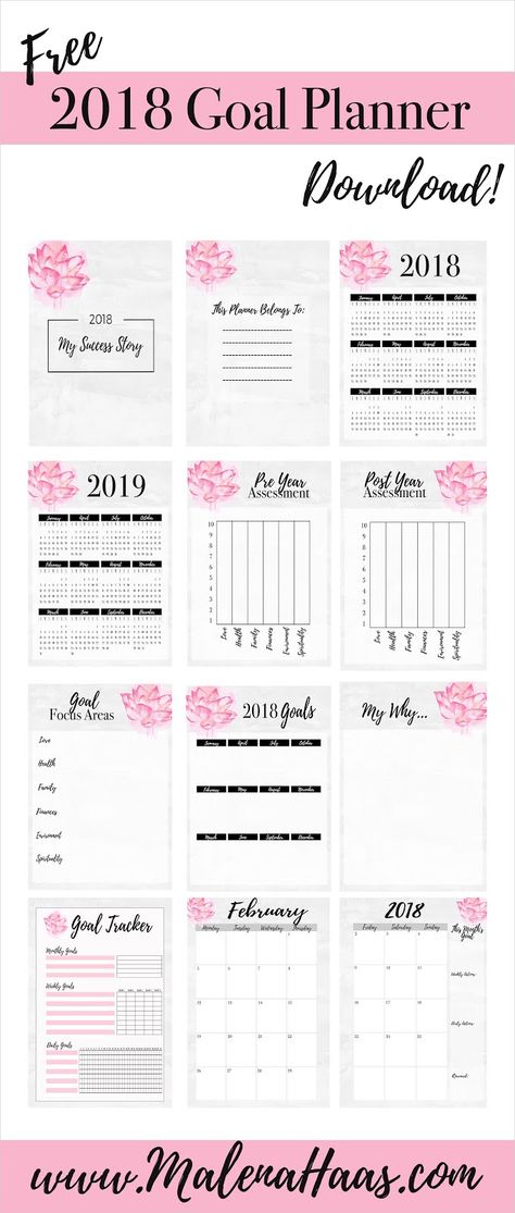 Malena Haas: ❤ FREEBIE Friday❤ 2018 Ultimate Goal Extension Pac... Boss Lady Planner, Freebie Friday, Goal Planner, Goal Planning, Decoration Stickers, The Happy Planner, Diy Planner, Goals Planner, Planner Addicts