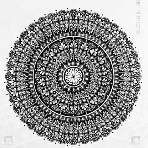 Square Grid Mandala, Grid Mandala, Mandala Arts, Mandala Sketch, Digital Mandala, Mini Mandala, Square Grid, Freedom Fighter, Doodle Art Drawing