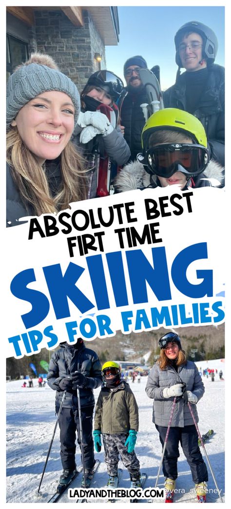 Hitting the ski slopes for the first time? This article has tons of helpful tips and secrets on skiing for beginners just like you and your family! Skiing Tips, One Mistake, Family Ski, Family Ski Trip, Ski Family, Family Diy, Ski Slopes, My Money, I Wish I Knew