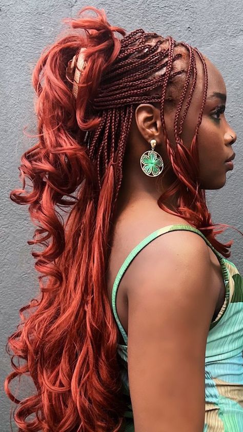 When it comes to reinventing and bringing classic protective styles back, Black girls are really and truly undefeated! So if you’ve been influenced by the For You Page, and are keen to try French curl braids, then keep reading for our complete guide, including how to install, benefits, maintenance and a gallery for style inspo. #FrenchCurlBraids #ProtectiveStyle #BlackGirlsLit #BlackGirlsRock #BraidLovers #ProtectiveStyle #NaturalHair #NoHeatChallenge French Curl Braids, Curl Braids, Ideas Short Hair, French Curl, Over 60 Hairstyles, Box Braids Hairstyles For Black Women, Braids Hairstyles Pictures, Cute Box Braids Hairstyles, Protective Hairstyles Braids