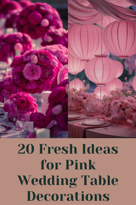 Dusty Pink Wedding Table Decorations: 20 Fresh Ideas Dust Pink Wedding Decor, Dusty Pink Wedding Table, Carnation Wedding Centerpieces, Wedding Centerpieces Pink, Blush Pink Wedding Centerpieces, Wedding Table Decorations Pink, Pink Wedding Table, Pink Table Decorations, Pink Wedding Receptions