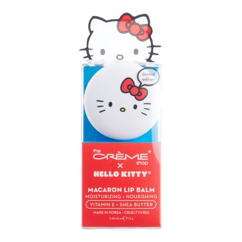 Creme Shop Hello Kitty Mixed Berry Macaron Lip Balm - World Market Sanrio Macaron, The Creme Shop Hello Kitty, Creme Shop Hello Kitty, Macaron Lip Balm, Shop Hello Kitty, The Creme Shop, Creme Shop, Lip Balm Collection, Lip Products