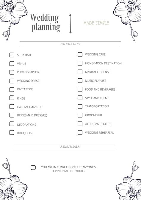 Your stress-free wedding starts here: Check off your must-haves with our simple planning checklist! 💍✨ Wedding Rehearsal Bouquet, Checklist For Wedding, Rehearsal Bouquet, Wedding Cake Setting, Marriage License, Planning Checklist, Wedding Planning Checklist, Wedding Checklist, Wedding Rehearsal