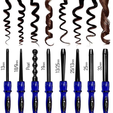 If you want to pick the best curling iron size for your hair length and texture, read this guide. You’ll know the difference between loose and tight waves, barrels and wands, and understand what curling iron barrel size to buy. 3 Barrel Curling Iron Hair, Curling Iron Size, Best Hair Curler, 3 Barrel Curling Iron, Wand Curling Iron, Good Curling Irons, Different Types Of Curls, Small Curls, Straightening Iron