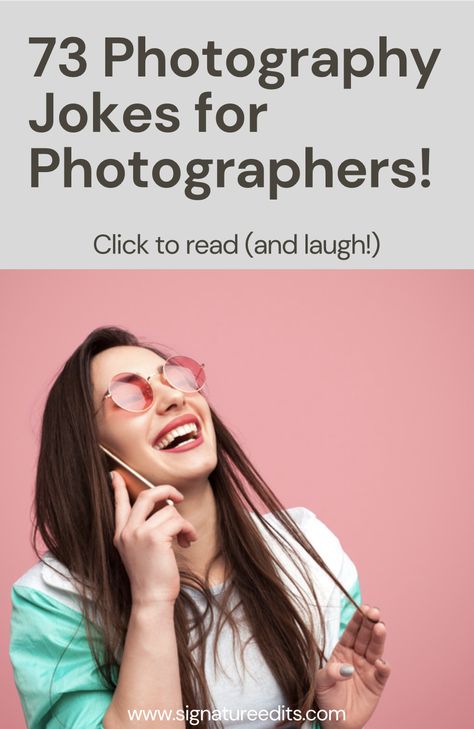 Who doesn’t love a good laugh! And if you’re a photographer, these jokes will be right up your lens! Take a break and get a laugh from these jokes for photographers. Click now to read! #jokesforphotographers #photography #photographyjokes #jokes Photography Words Creative, Photographer Quotes Funny, Photographer Meme, Photography Puns, Photography Jokes, Photography Meme, Photography Quotes Funny, Pun Names, Photographer Quotes