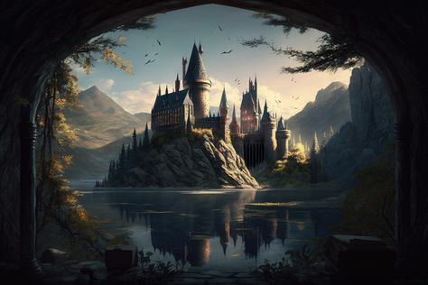 Medieval Love, Medieval Kingdom, Harry Potter Library, Harry Potter Wallpaper Backgrounds, Hogwarts Games, Harry Potter Background, Images Harry Potter, Harry Potter Artwork, Nature Architecture