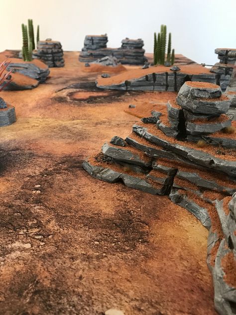 Star Wars Desert, Star Wars Legion Terrain, Alien Terrain, Alien Hive, Desert Board, Diarama Ideas, Desert Terrain, Film Reference, Scenery Ideas