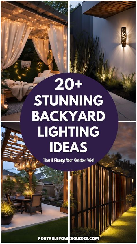 Backyard lighting ideas Backyard Deck Lighting Ideas, Market Lights Backyard, Lanai Lighting Ideas Florida, Diy Backyard Lighting Ideas, Outdoor House Lighting, Backyard Lighting Ideas, House Lighting Outdoor, Best Solar Lights, Backyard Dining