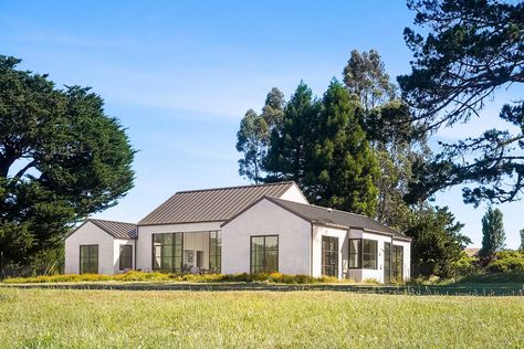 Gabled Roof, Steel Frame Doors, Midcentury House, Living In San Francisco, Point Reyes, Standing Seam, Luxe Interiors, Interiors Design, Indoor Outdoor Living