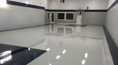 Polyurea Garage Floor, Concrete Garages, Garage Floor Coatings, Garage Floors, Garage Renovation, Concrete Coatings, Garage Interior, Epoxy Coating, Garage Floor