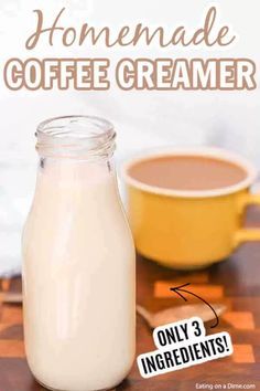 Coffee Creamer Recipes Homemade, Healthier Homemade Coffee Creamer, Iced Coffee Creamer Recipe, Simple Coffee Creamer, Coffee Creamer Homemade Non Dairy, Diy Dairy Free Coffee Creamer, Homemade Coffee Creamer Dairy Free, Homemade Dairy Free Coffee Creamer, Homemade Coffee Creamer Healthy