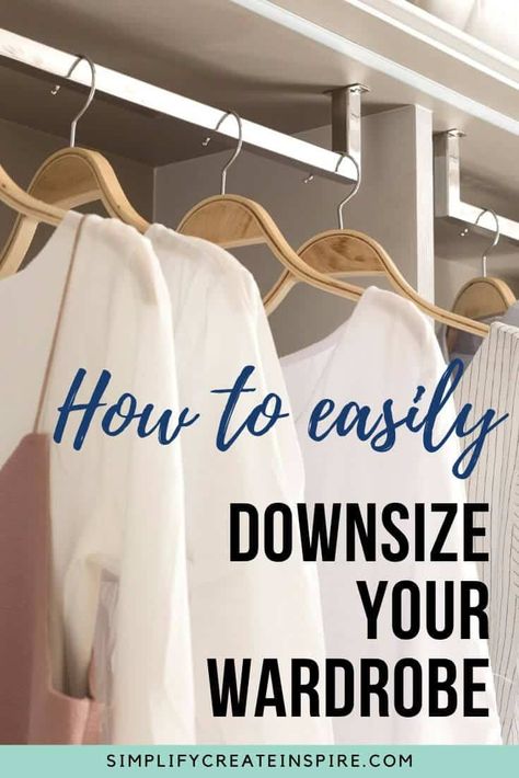 Minimize Clothes, Declutter Clothing, Clothing Declutter, Clothes Declutter, Downsize Wardrobe, Mum Hacks, Closet Organization Designs, How To Downsize, Wardrobe Clothing