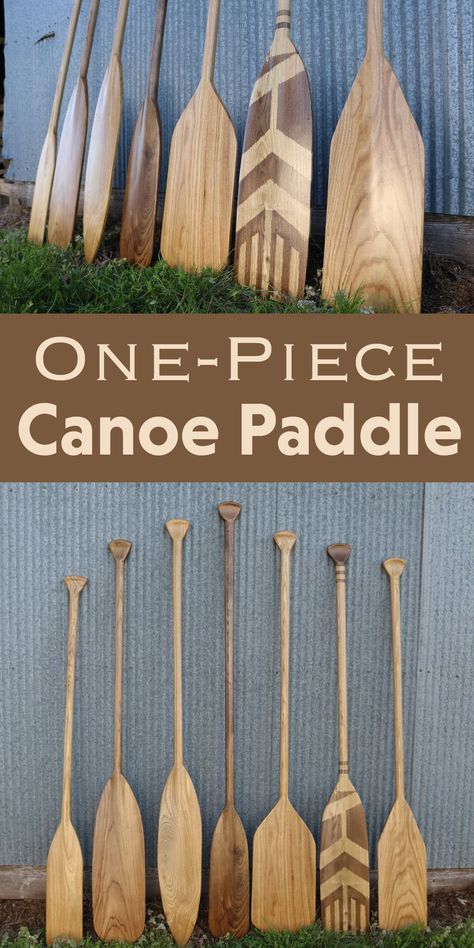 How to make non-laminated canoe paddles. Kayaking Ideas, Paddle Decor, Painted Paddles, Canoe Paddles, Wood Canoe, Outdoor Woodworking Projects, Canoe Building, Wooden Canoe, Canoe Camping