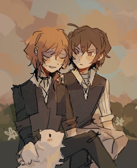 Bsd Chuuya, Chuuya And Dazai, Bsd Fanart, Dazai And Chuuya, Bsd Ships, Chuuya X Dazai, Dazai Chuuya, Shin Soukoku, Double Black