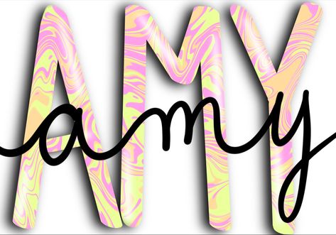 Amy name tag for classrooms or wallpaper Amy Wallpaper Name, Amy Name, Cute Names, Types Of Lettering, Name Labels, Name Tags, Name Tag, Kid Names, Baby Names