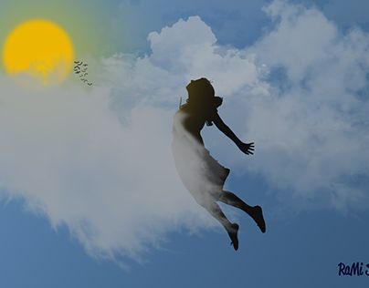 Check out new work on my @Behance portfolio: "flying in the sky" http://be.net/gallery/67763599/flying-in-the-sky Flying Person, Person Flying, Flying Aesthetic, Woman Flying, Fantasy Place, Fly In The Sky, Flying Angel, Angel Flying, Novi Stars