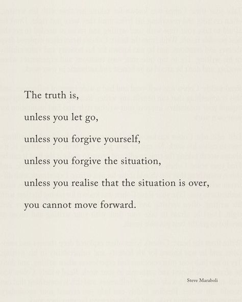 Forgiveness isn't just about letting others off the hook; it's about freeing yourself from the weight of the past. Embrace the power of letting go and forgive - yourself, others, and the situations that no longer serve you. Only then can you truly move forward into a brighter, more fulfilling future. Take a deep breath, release what no longer serves you, and step into the freedom of forgiveness. #forgiveness #selflove #lettinggo #letitgo #wellness #holisticwellness #findjoy #positi... Forgiveness And Healing Quotes, Forgiving Self Quotes, Letting Go Positive Quotes, Quotes About Not Letting It Get To You, Quotes On Self Forgiveness, Let Go And Move On, Forgiving And Letting Go, Forgiving And Moving On Quotes, Moving Forward Aesthetic