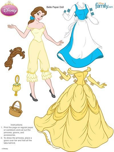 Once upon a time, in a faraway land, a young prince lived in a shining castle. Although he had everything his heart desired, the prince was spoiled, selfish, and unkind. But then, one winter’… Disney Paper Dolls, Princess Paper Dolls, Free Printable Paper Dolls, Beauty And The Beast Party, Paper Dolls Clothing, Paper Doll Template, Paper Dolls Printable, Disney Beauty And The Beast, Vintage Paper Dolls