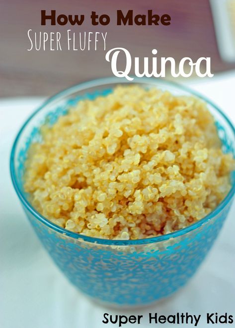 Fluffy Quinoa, Perfect Quinoa, Easy Quinoa, Making Quinoa, Super Healthy Kids, 1200 Calorie, Quinoa Healthy, Diet Ideas, Quinoa Recipes