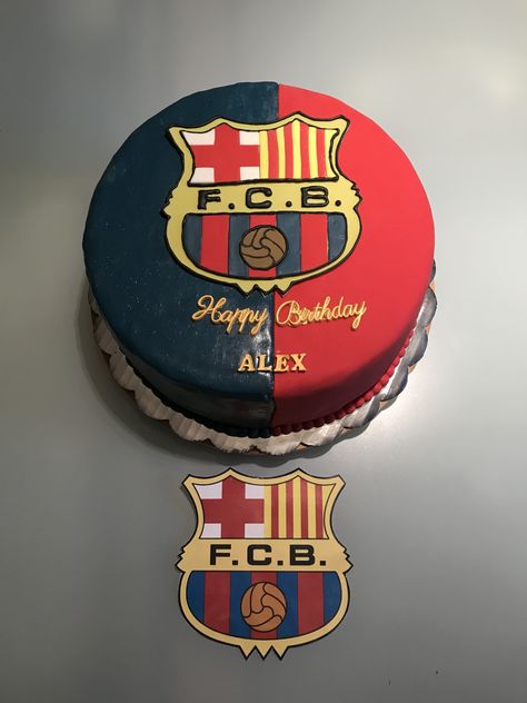 Barcelona Cake, Simple Birthday Cake, Frappe, Kids Cake, Fc Barcelona, Album Archive, Neymar, Cake Designs, Oreo