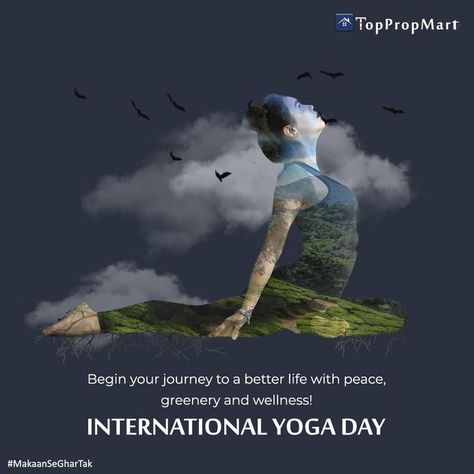 Yoga Day Creative Ads, Yoga Day Creative, Yoga Day Quotes, Ancient Yoga, World Yoga Day, Yoga Trainer, Certificate Background, Yoga Anatomy, Yoga Poster