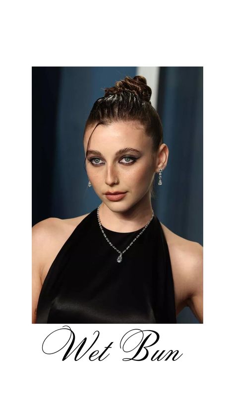 Wet Hair Look, Bun Hairstyle, Emma Chamberlain, Wet Hair, Bun Hairstyles, Hair Looks, Moisturizer, Hairstyles, Hair Styles