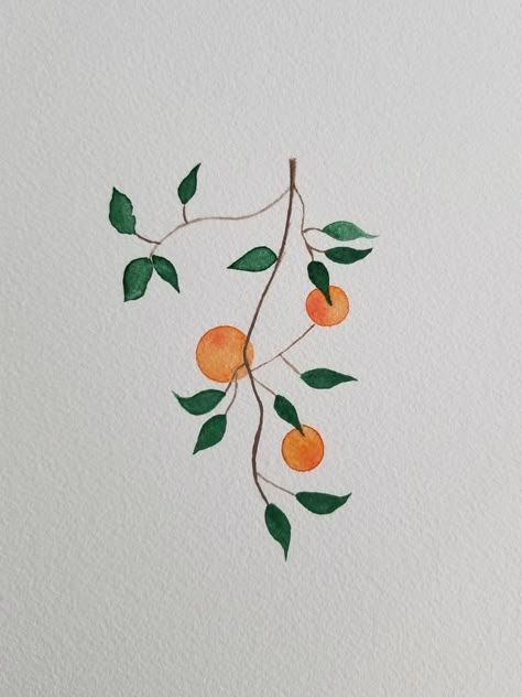 Fruit Tattoo, Branch Tattoo, Handpoke Tattoo, Coaster Designs, Vine Tattoos, Blossom Tattoo, Serving Trays With Handles, Orange Tree, Dream Tattoos