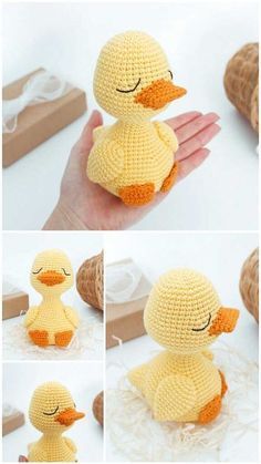 Crochet Eeyore Pattern Free, Crochet Duck Lovey Free Pattern, Duck Free Crochet Pattern, Duck Amigurumi Pattern, Crochet Ducks Free Pattern, Free Crochet Duck Pattern, Cat Crochet Pattern Free Amigurumi, Free Duck Crochet Pattern, Crocheted Ducks