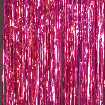 Hot Pink Metallic, Pink Party Photo Wall, Hot Pink Photo Backdrop, Hot Pink Party Aesthetic, Pink Party Background, Pink Foil Background, Hot Pink Vibes, Pink Party Aesthetic, Metallic Curtains