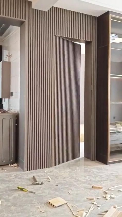 Closet Hidden Door, In Wall Closet, Hidden Door Ideas In Wall, Passage Ideas, Hidden Doorway, Hidden Door Ideas, Hidden Doors In Walls, Home Entrances, Concealed Door