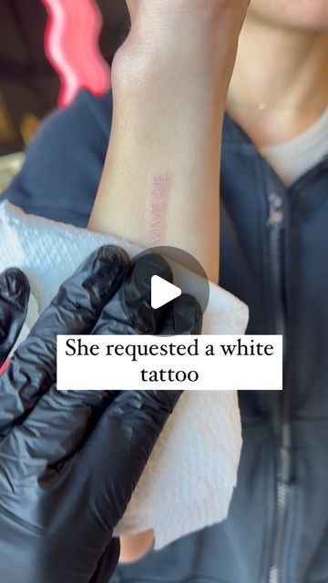 55 likes, 0 comments - inkedbyrainbowrage on September 27, 2023: "🤍WHITE TATTOOS🤍 I typically try to talk people out of white tattoos because white tattoos can slightly change color over time or completely disappear. It also can be difficult to get as crisp of a line compared to black ink. But this gal already had a white tattoo and was fully aware of how it heals and still loves the way it looks. I think they are cute too. So hey, if you’re down. I’m down. 🤍 Do you have a white tattoo? 🤍 # Still Healing Tattoo, Healed White Ink Tattoo, Healed White Tattoo, White Tattoo Healed, White Line Tattoo, White Ink Tattoos Healed, White Ink Tattoo, White Tattoos, Healing Tattoo