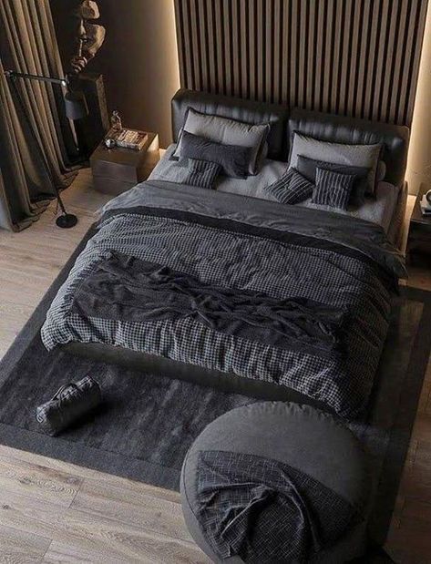 Beedrom Ideas, Men’s Bedroom Ideas, Art Deco Interior Design, Modern Luxury Bedroom, Pizza Boxes, Design Your Own Home, Bedroom Setup, Bedroom Bed Design, Cozy Room Decor