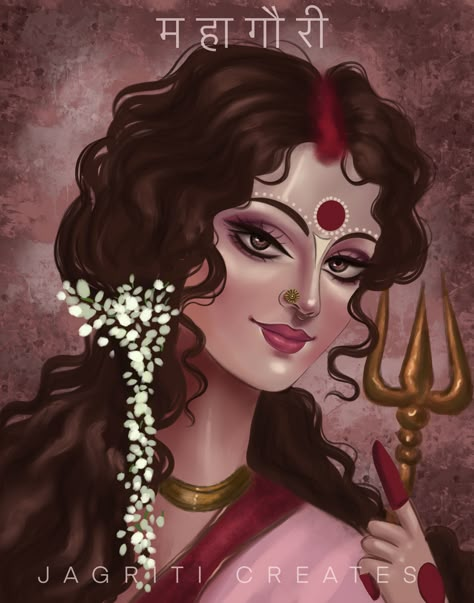 Mata Ji Drawing, Durga Puja Craft, Shree Krishna Art, Navratri Decoration Ideas, Hindu Mythology Art, Krishna Vasudev, Lord Images, Goddess Radha, Navratri Decoration