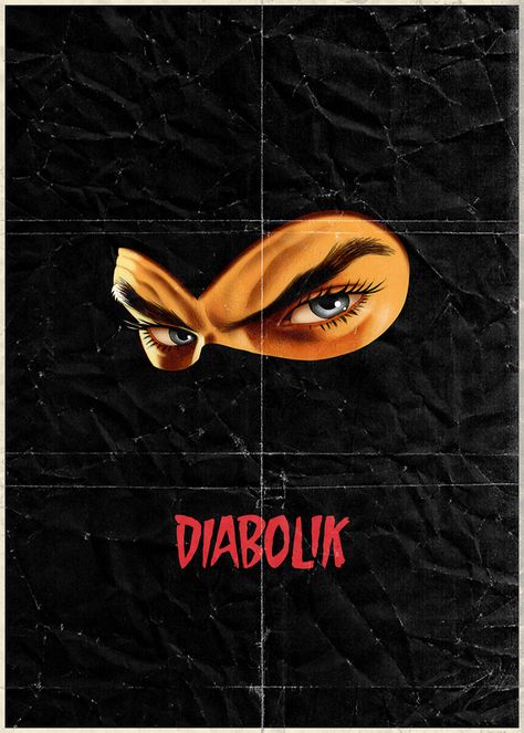 Diabolik Book cover Comic Outline, Action Books, Movie Nerd, Cool Typography, Graphic Poster Art, Graffiti Wallpaper, Wild Spirit, Diabolik, Movie Monsters