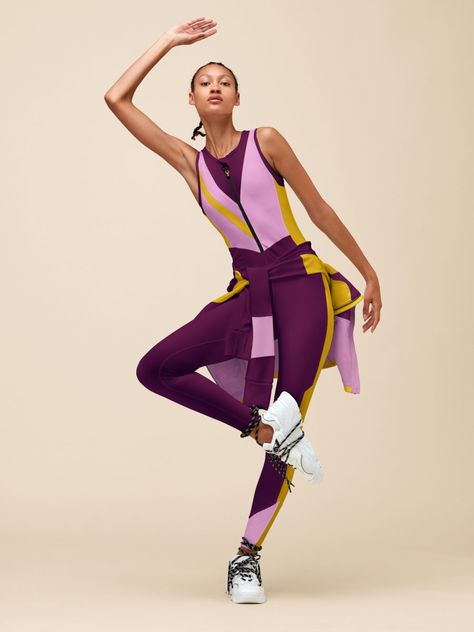 The Lululemon​ x Roksanda Capsule Collection is Finally Here - Essence Gesture Study, Activewear Editorial, Fitness Editorial, Studio Lifestyle, Sports Wear Fashion, Study Board, Fitness Photoshoot, Sportswear Fashion, Rooftop Garden