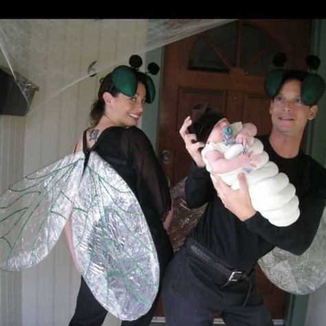 Diy Insect Costume, Family Bug Costumes, Fly Costume Women, Fly Halloween Costume Diy, Mosquito Costume Diy, Diy Bug Costume Women, Fly Halloween Costume, Firefly Costume Diy, Fly Costume Diy