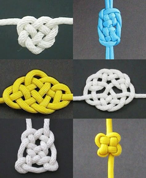 Interesting knots usaully happens on chinese key chains well some of these Types Of Knots, Decorative Knots, Nautical Knots, Paracord Knots, Knots Diy, Rope Knots, Jewelry Knots, Tying The Knot, Rope Crafts