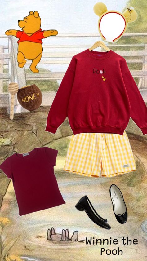 Winnie The Pooh Costumes, Winnie The Pooh Halloween Costume, Pooh Halloween Costume, Winnie The Pooh Outfit, Winnie The Pooh Costume, Pooh Halloween, Winnie The Pooh Halloween, Cute Winnie The Pooh, Cute Halloween Costumes