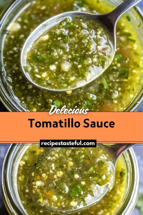 A vibrant and tangy condiment made from roasted tomatillos, fresh herbs, and spices, perfect for enhancing tacos, grilled meats, or as a flavorful dip. Tomatillo Sauce, Herbs And Spices, Grilled Meat, Wholesome Food, Vegan Paleo, Fresh Herbs, Paleo Gluten Free, Family Dinner, Vegan Vegetarian