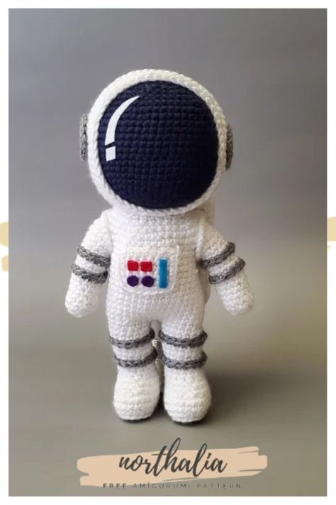 Crochet Pattern: Amigurumi Astronaut Pupa Solar Opposites Crochet, Spaceship Crochet Pattern, Amigurumi Astronaut Free Pattern, Astronaut Crochet Pattern, Space Crochet Pattern Free, Crochet Astronaut Pattern Free, Crochet Astronaut, Astronaut Crochet, Crochet Space