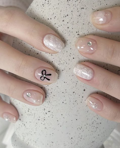 Asian Nails, Punk Nails, Cute Simple Nails, Simple Gel Nails, Pretty Gel Nails, Soft Nails, Kawaii Nails, Dream Nails, Nails Inspo