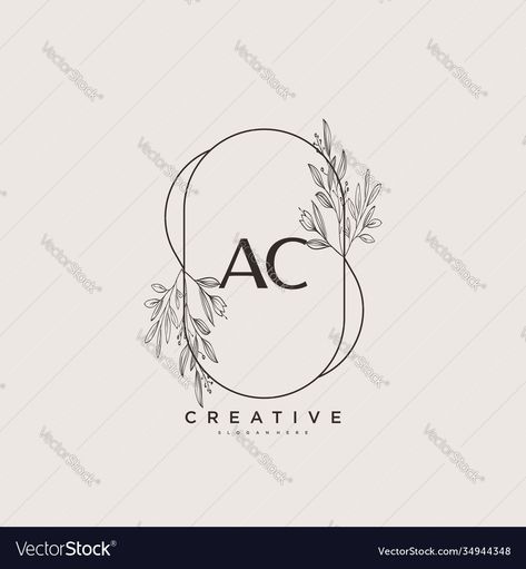 Ac Logo, Classy Fonts, Handwritten Logo, Beauty Salon Logo, Event Logo, Initials Logo, Art Logo, Beauty Salon, Handwriting