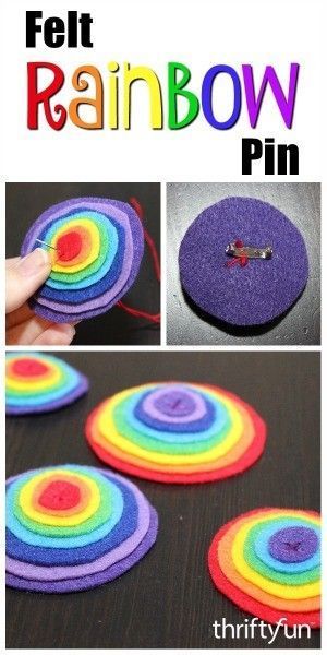 Pride Projects, Felt Pins, About Rainbow, Rainbow Cartoon, Girl Scout Swap, Pin Ideas, Rainbow Pin, Daisy Girl Scouts, Felt Beads