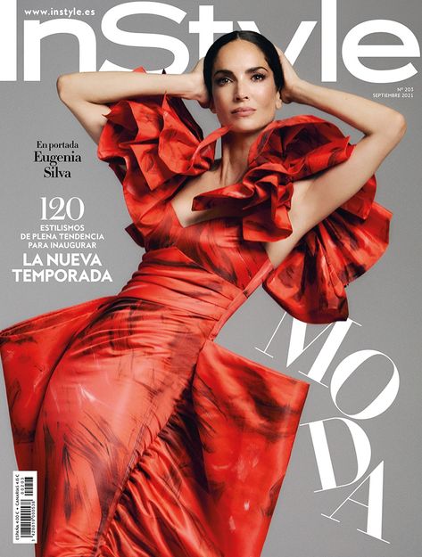 Eugenia Silva InStyle Spain 2021 Cover Photoshoot | Fashion Gone Rogue Moschino Dress, Spain Fashion, Instyle Magazine, Fashion Cover, Form Fitting Dress, Fashion Editor, Fashion Photoshoot, Model Poses, Magazine Cover