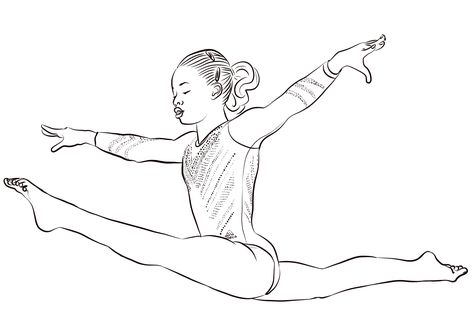 Gymnastics Coloring Pages - Worksheet School Gymnastics Coloring Pages, Gymnastics Posters, Gabby Douglas, Horse Coloring Pages, Oc Drawings, Art Tools Drawing, Cat Coloring Page, Color Worksheets, Free Printable Coloring